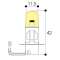 Lampe halogène automobile H3 12V 55W PK22s|Aurora-ABIAF376