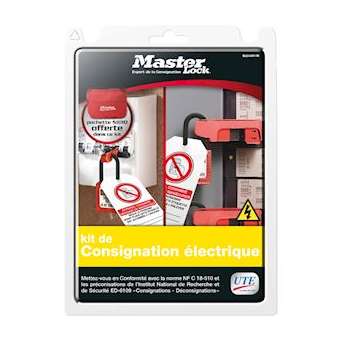 Kit de consignation électrique - sous blister - Français|Master lock europe-SKPELECKIT-FR