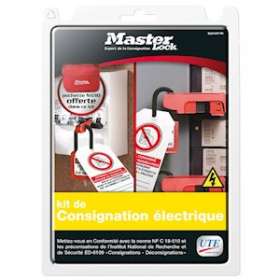 Kit de consignation électrique - sous blister - Français|Master lock europe-SKPELECKIT-FR