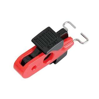 Mini bloque-disjoncteur pour interrupteur standard - Manette noire|Master lock europe-SKPS2392