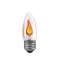 Flamme Scintillante 3W E27 90mm 35mm Clair