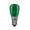 Poirette 15W E14 60mm 25mm Vert