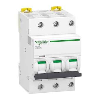 Acti9 iDT40N - disjoncteur modulaire - 3P C 10A 6000A/10kA|Schneider Electric-SCHA9P24310