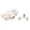 Adaptateur rail 3 allumages pour suspensions, intérieur, blanc