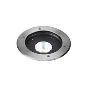 TECNISOL 200 - Enc.Sol Ext. IP67 IK10, rond, inox, LED 20W 60DEG 4000K 2000lm|Aric-ARI50643