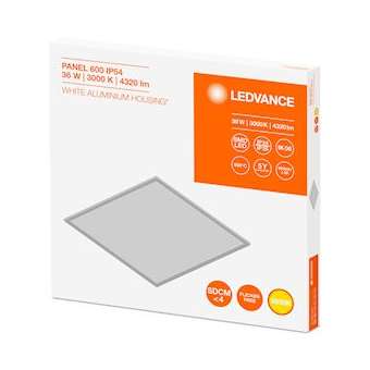 LEDVANCE PANEL LED 600 36W/3000K OPALE IP54 4320lm|Ledvance-OSR149489
