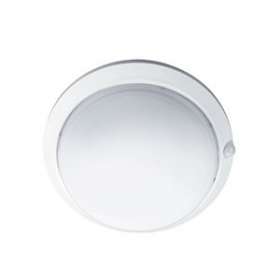 ARMILLA - Hublot Ext. IP44 IK10, blanc, E27 60W max., lpe non incl., a/sensor IR|Aric-ARI4004