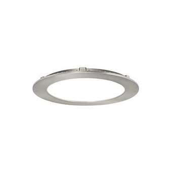 FLAT CCT - Downlight plat rond fixe nickel 110DEG LED 12W 980lm 3000/4000K (CCT)|Aric-ARI50805