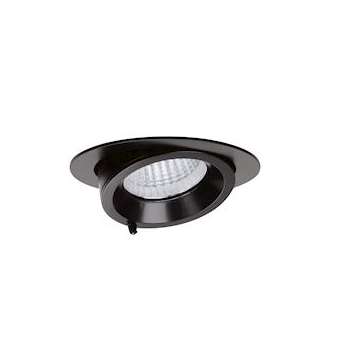 RANDY 2 - Downlight rond, orientable, noir, 70DEG, LED intég 29,3W 3000K 3000lm|Aric-ARI51252