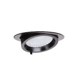 RANDY 3 - Downlight rond, orientable, noir, 70DEG, LED intég 36,6W 3000K 3600lm|Aric-ARI51254
