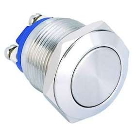 MQ19F-10/S: bouton poussoir OFF-(ON) unipolaire pour découpe D19mm|Mci coupatan-LCI092879