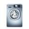 Lave-linge professionnel 8 kg, vanne de vidange, façade et top inox