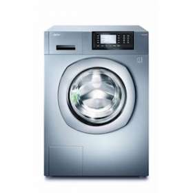 Lave-linge professionnel 8 kg, pompe de vidange, façade et top inox|Merker-MEKWSI970-2