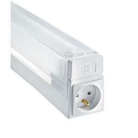 B.85C 17-Réglette S19 IP21 H.Vol a/inter+prise, lampe non incl. (VP)|Aric-ARI0252