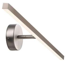IP S13 applique murale Métal et plastique Acier Brossé LED integrée 3000K|Nordlux-ORX83071032