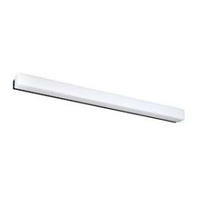 KATE - Réglette IP44 Vol.2, LED intég. 7W 4000K 800lm, alu noir et polycarbonate|Aric-ARI53094