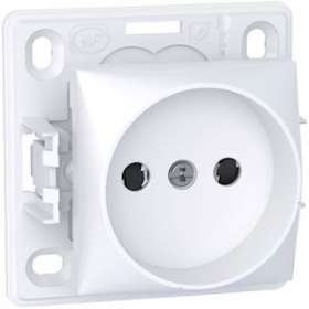 Alréa, prise de courant 2P, connexion rapide, blanc polaire|Schneider Electric-SCHALB61274P