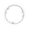 LEDVANCE DOWNLIGHT SLIM ROND 155 Cadre saillie rond blanc