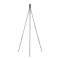 FENDA, lampadaire intérieur, trépied, chrome, E27, 40W max, sans abat-jour