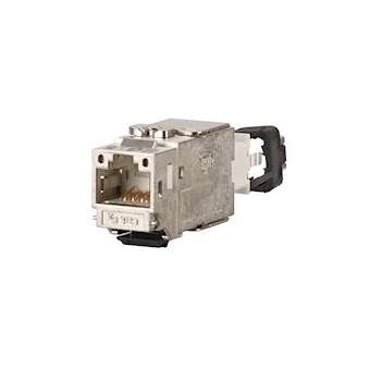 C6A MODULE RJ45 KEYSTONE STP 180 DEGRES|Metz Connect-BTE130B21E