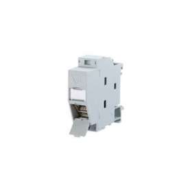 BOITIER RAIL DIN RJ45 CAT6A SORTIE BASSE|Metz Connect-BTE130B117003E