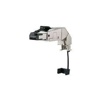 PLUG RJ45 MALE COUDE MULTIPOSITION CAT6A AMDT 2.2|Metz Connect-BTE130E405042E