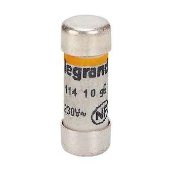 Cartouche cylindrique domestique 8,5x23mm avec voyant - 10A|Legrand-LEG011410