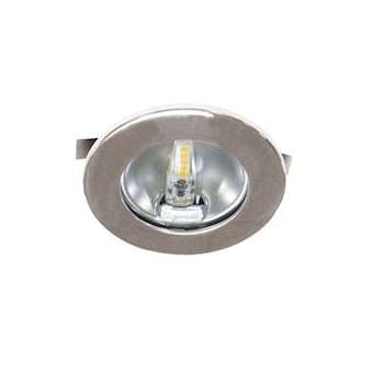 S1200 - Encastré rond chromé Ø,70mm, LED G4 1,8W 3000K 150lm incl.|Aric-ARI50772