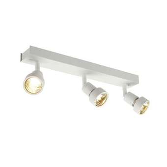 PURI, plafonnier, blanc mat, triple, GU10, max. 3x50W, anneau déco inclus|SLV-DC5147381