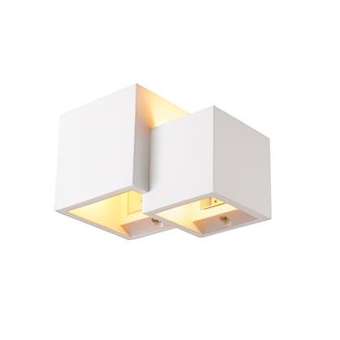 PLASTRA, applique intérieure, cube, blanc, G9/QT14, 2x 15W max|SLV-DC51004733