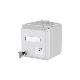 BOITIER SAILLIE ETANCHE IP44 POUR 2 CONNECTEURS RJ|Metz Connect-BTE1309460003I