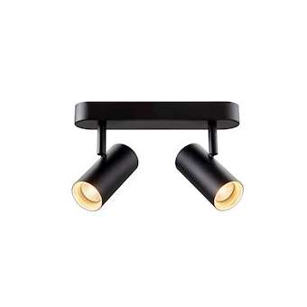 NOBLO, applique et plafonnier intérieur, double, noir, LED, 16W, 2700K, variable|SLV-DC51002973