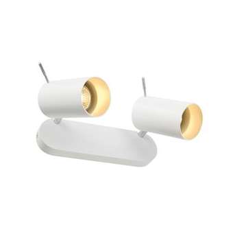 ASTO TUBE, applique et plafonnier, blanc, 2x GU10, max. 2x 50W|SLV-DC5147412