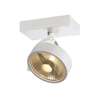 KALU, applique et plafonnier intérieur, simple, blanc mat, GU10/QPAR111, 75W max|SLV-DC5147301