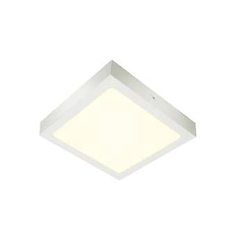 SENSER 24, applique et plafonnier intérieur, carré, blanc, LED, 15W, 4000K|SLV-DC51004705