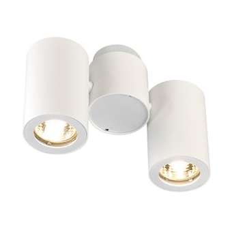 ENOLA B, spot double, applique et plafonnier, blanc, 2xGU10, max. 2x50W|SLV-DC5151831