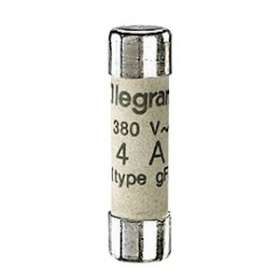 Cartouche industrielle cylindrique typegG 8x32mm sans voyant - 4A|Legrand-LEG012304