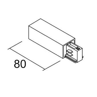 Alimentation Droite pour rail 3 allumages|Aric-ARI16347