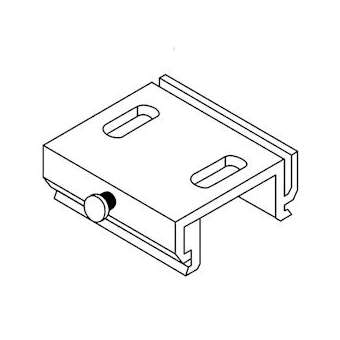 Fixation Plafond pour rail 3 allumages|Aric-ARI16356