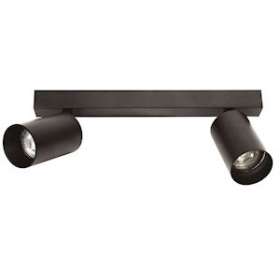 NOLAN B2 - Plaf./Appl. Mur, noir, a/lpe LED 4,6W 3000K 420lm dimmable incl.|Aric-ARI51418