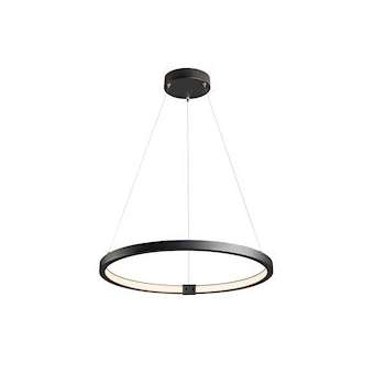 ONE 60, suspension intérieure, noir, LED, 25W, 3000K/4000K, variable Dali|SLV-DC51002909
