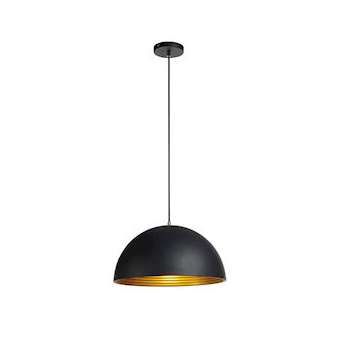 FORCHINI M 40, suspension intérieure, D 40 cm, noir/or, E27, 40W max|SLV-DC5155910