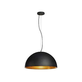 FORCHINI M 50, suspension intérieure, D 50 cm, noir/or, E27, 40W max|SLV-DC5155930