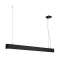 GLENOS, suspension profilée, 1m, noir, SMD LED, 52W, 4000K