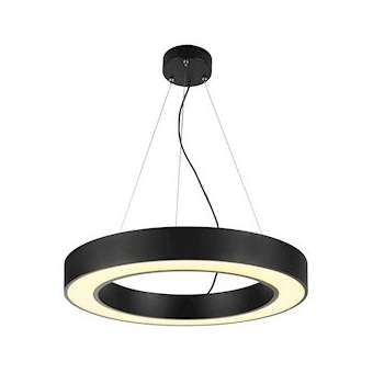 MEDO RING 60, suspension, noir, SMD LED 3000K, 35W|SLV-DC5133840