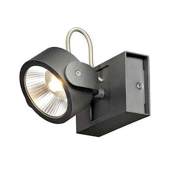 KALU, applique/plafonnier, noir, LED 17W, 3000K, 60DEG|SLV-DC51000127