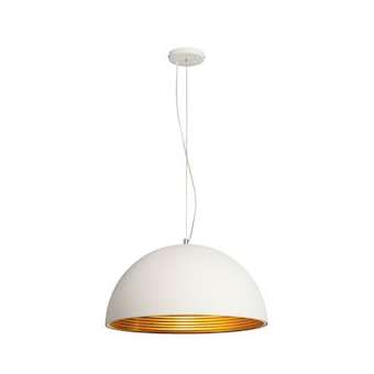 FORCHINI M 50, suspension intérieure, D 50 cm, blanc/or, E27, 40W max|SLV-DC5155931
