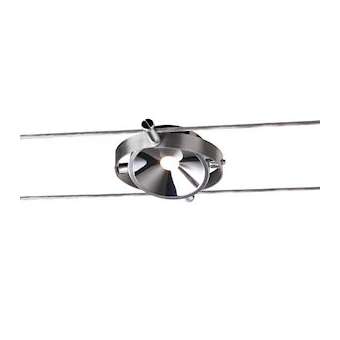 DURNO, spot pour câble tendu T.B.T. TENSEO intérieur, chrome, LED, 6W, 2700K|SLV-DC51002863