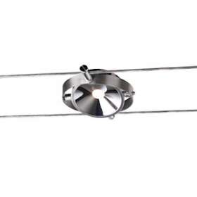 DURNO, spot pour câble tendu T.B.T. TENSEO intérieur, chrome, LED, 6W, 2700K|SLV-DC51002863