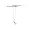 TELESKOP, spot pour câble tendu, MR16, 21-51cm, noir